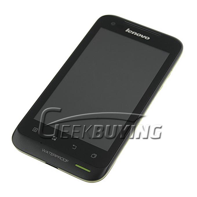 Lenovo LePhone A660 4.0 Inch MTK6577 Dual Core Waterproof Dustproof Shockproof Smart Phone Black