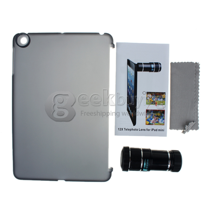 Brand New 12X Optical Zoom Lens Camera Telescope For iPad mini Black