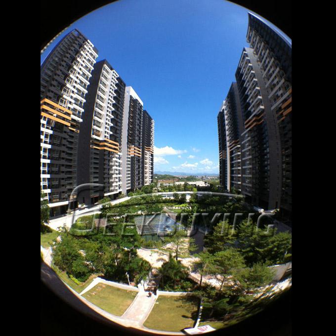 New Portable 3 in 1 Fisheye Lens/Wide Angle /Micro Lens Photo Kit Set for iPhone 5S/5 - Silver