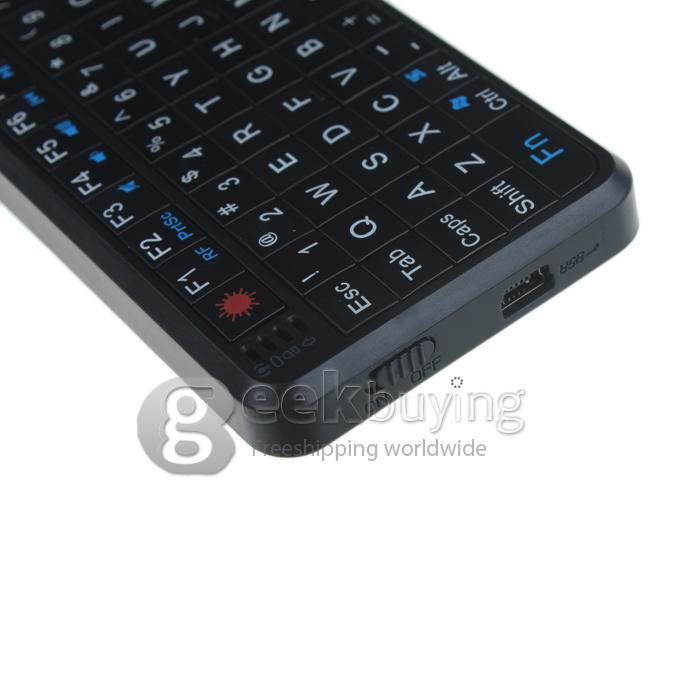 iPazzPort KP-810-10 2.4G Ultra Mini Wireless Handheld Keyboard &Touchpad for Laptop/Tablet/Android TV Box(005)