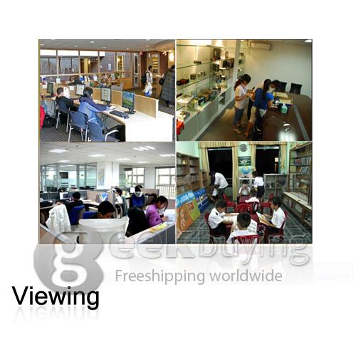 Wanscam JW0004 Indoor P2P 300k Pixel Plug and Play Two-way Audio Security Wireless IP Camera Night Vision and Motion Detection Alarm - Black