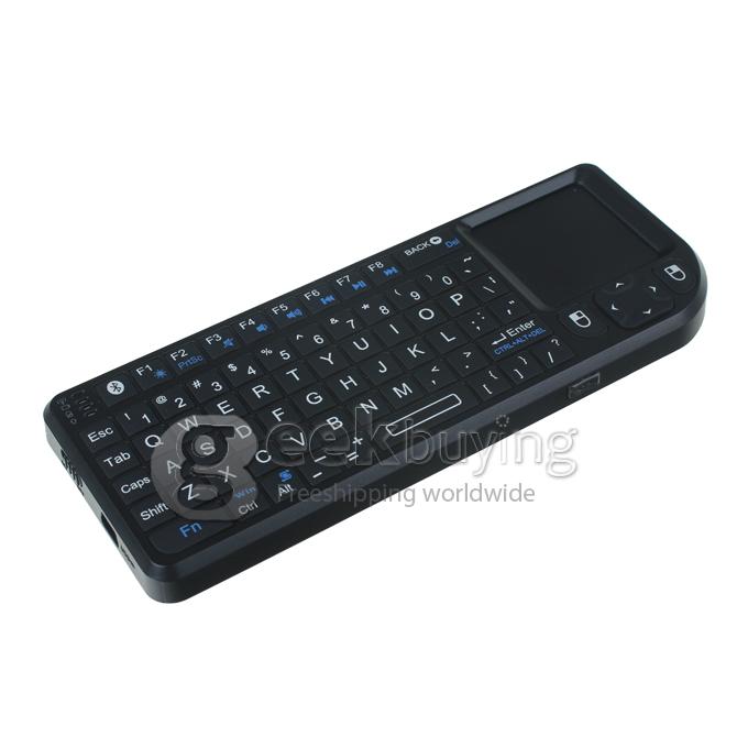 Rii RT-MWK02  Mini Wireless Keyboard Mouse Touchpad Presenter Laser for iPad iphone PC/MAC PS3