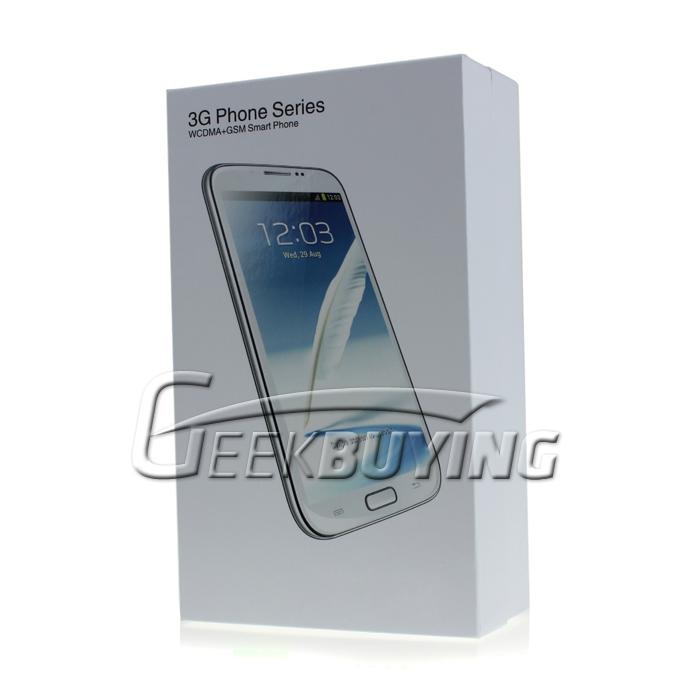 Tianhe N7100 5.5 Inch HD Screen MTK6577 Dual Core Smartphone 1G RAM 8.0MP Camera 3G GPS White