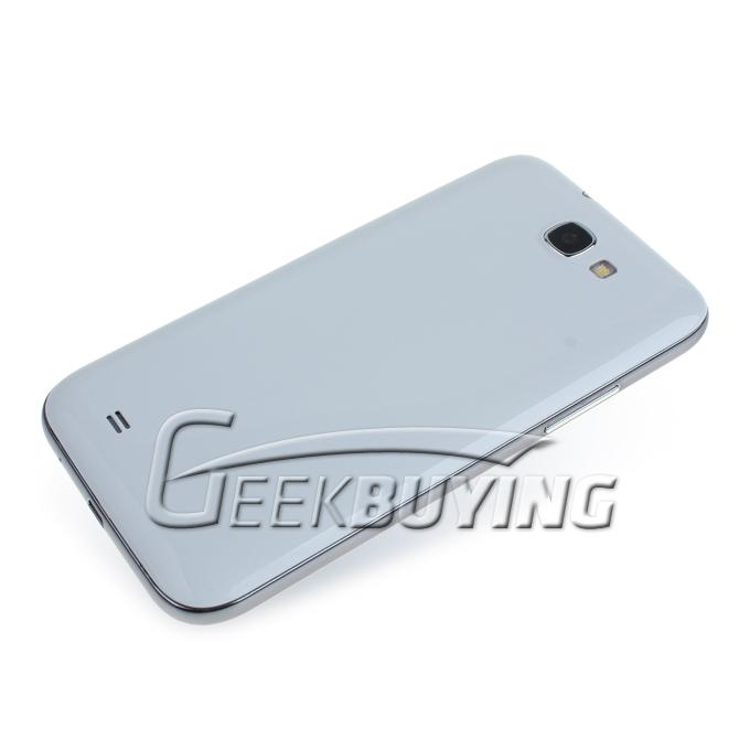 Tianhe N7100 5.5 Inch HD Screen MTK6577 Dual Core Smartphone 1G RAM 8.0MP Camera 3G GPS White