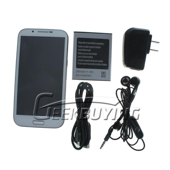 Tianhe N7100 5.5 Inch HD Screen MTK6577 Dual Core Smartphone 1G RAM 8.0MP Camera 3G GPS White