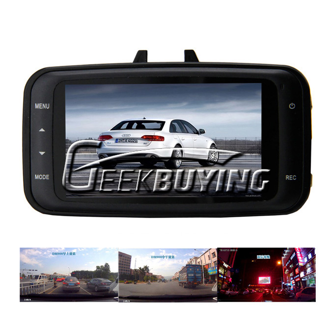 DHL GS8000 2.7 inch LCD Screen 170 Degree Full HD 1080P Car DVR Camera with GPS /G-Sensor /AV-Out/Mic/Night Vision