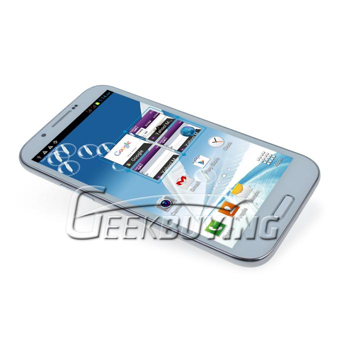Tianhe N7100 5.5 Inch HD Screen MTK6577 Dual Core Smartphone 1G RAM 8.0MP Camera 3G GPS White