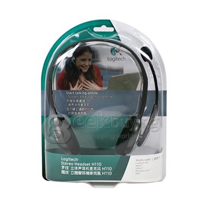logitech h110 noise cancelling headset
