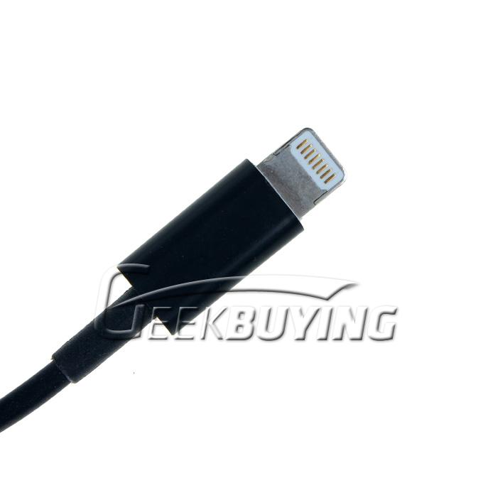 Brand New Fashion 8 Pin to USB Charger Cable for iPhone 6/6 Plus/5S/5C/5 iPod Touch 5 iPad Mini iPad 4 - Black