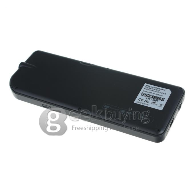 iPazzPort KP-810-10 2.4G Ultra Mini Wireless Handheld Keyboard &Touchpad for Laptop/Tablet/Android TV Box(005)
