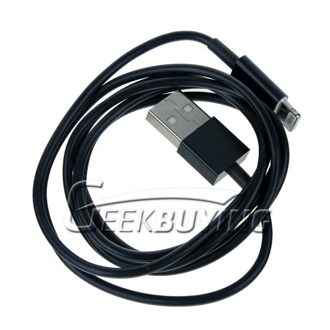 Brand New Fashion 8 Pin to USB Charger Cable for iPhone 6/6 Plus/5S/5C/5 iPod Touch 5 iPad Mini iPad 4 - Black