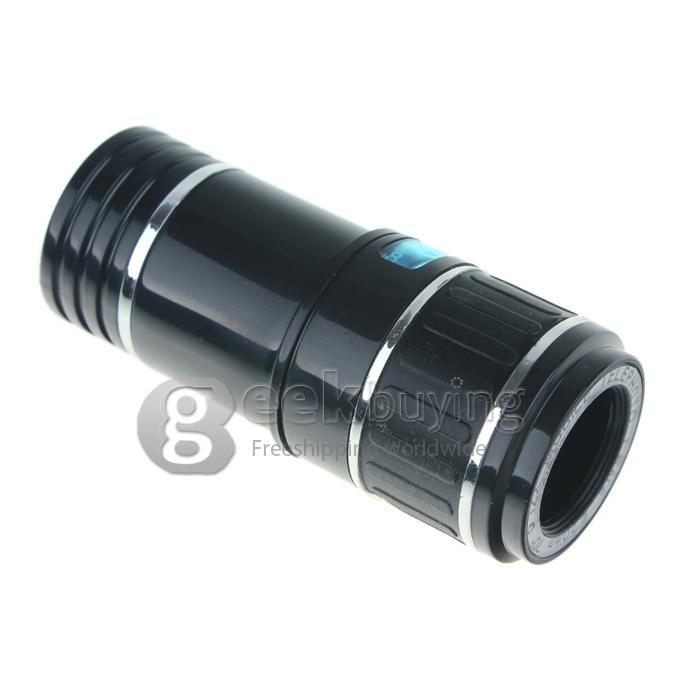 Brand New 12X Optical Zoom Lens Camera Telescope For iPad mini Black