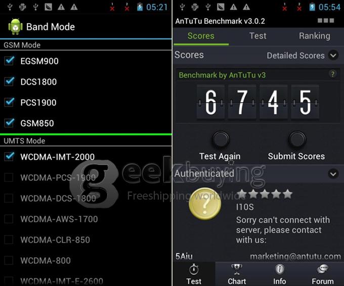 Freelander I10S 4.0inch Dual core SmartPhone MTK6577 5.0MP Camera Android 4.0 OS 3G GPS Black