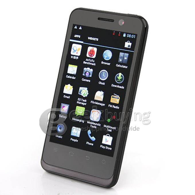 Freelander I10S 4.0inch Dual core SmartPhone MTK6577 5.0MP Camera Android 4.0 OS 3G GPS Black