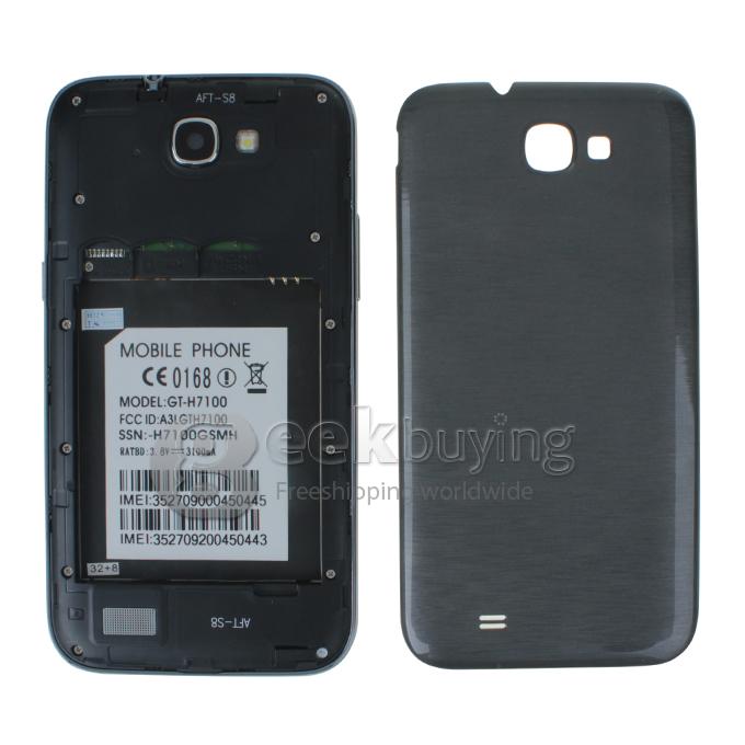 Feiteng Note2 N7100 5.5Inch QHD Capacitive MTK6577 512MB RAM Smartphone 8.0MP Camera Android 4.1 OS With 3G/GPS-Grey