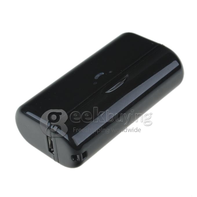 2800mAh Portable External Backup Battery Power Bank Charger for iPhone 5S 5C 5/iPad Mini - Black