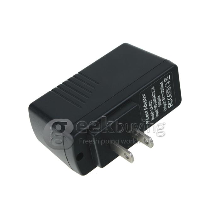 Universal Home Charger for All TV box TV Dongle----DC 5V 2A Black