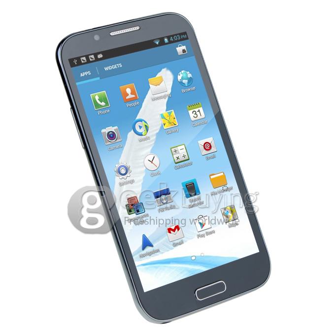 Feiteng Note2 N7100 5.5Inch QHD Capacitive MTK6577 512MB RAM Smartphone 8.0MP Camera Android 4.1 OS With 3G/GPS-Grey