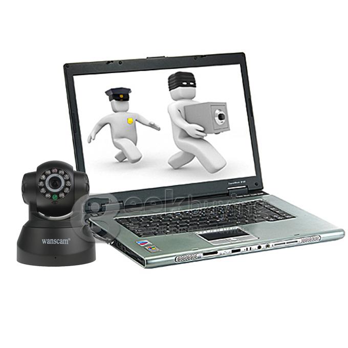 Wanscam JW0008 P2P 640 x 480 Indoor M-JPEG Series Two-way Audio Security Wireless IP Surveillance Camera with Motion Detection and Night Vision