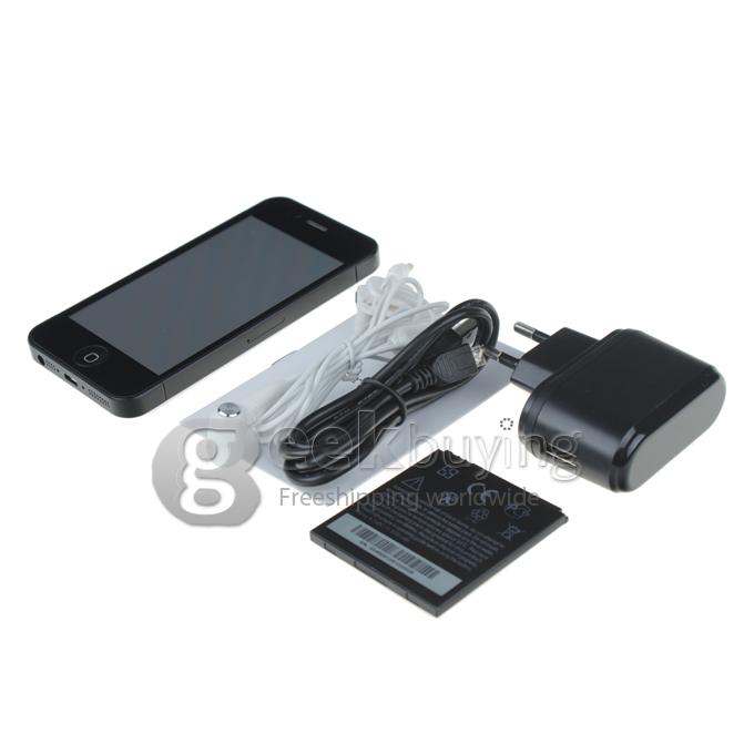 X5-73 4.0 Inch WVGA Capacitive screen MTK6573 1GHz Smartphone 5.0MP Camera Android 2.3 OS With 3G/GPS-Black