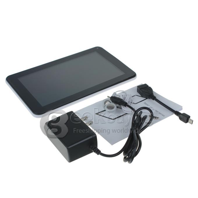 M712 7 inch RK2928 Android 4.1 Tablet PC 512M RAM 4GB ROM HDMI White