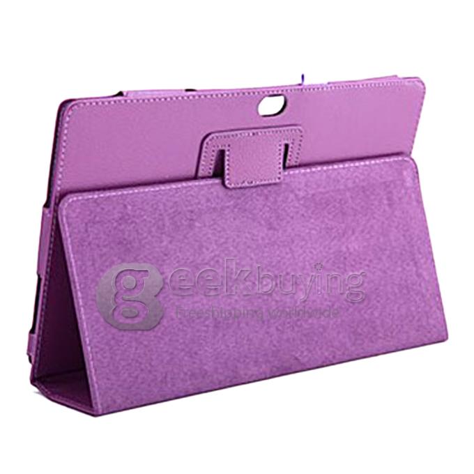 New PU Leather Case Cover For Microsoft Win8 Surface Rt Pro 10.6 Tablet PC - Purple