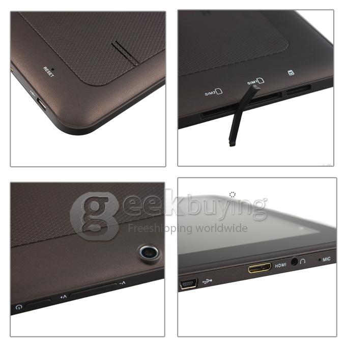 QM779 3G GPS 7 Inch Tablet PC Phablet HD Screen Android 4.1 Monster Phone MTK6577(MTK8377)1024*600
