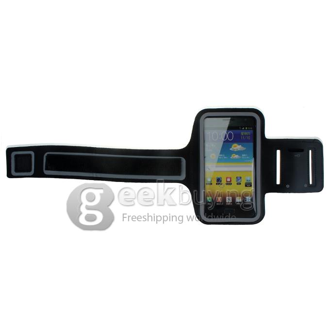 Black Outdoor Sports Protective Armband Cover Case for Samsung Galaxy note2(N7100)