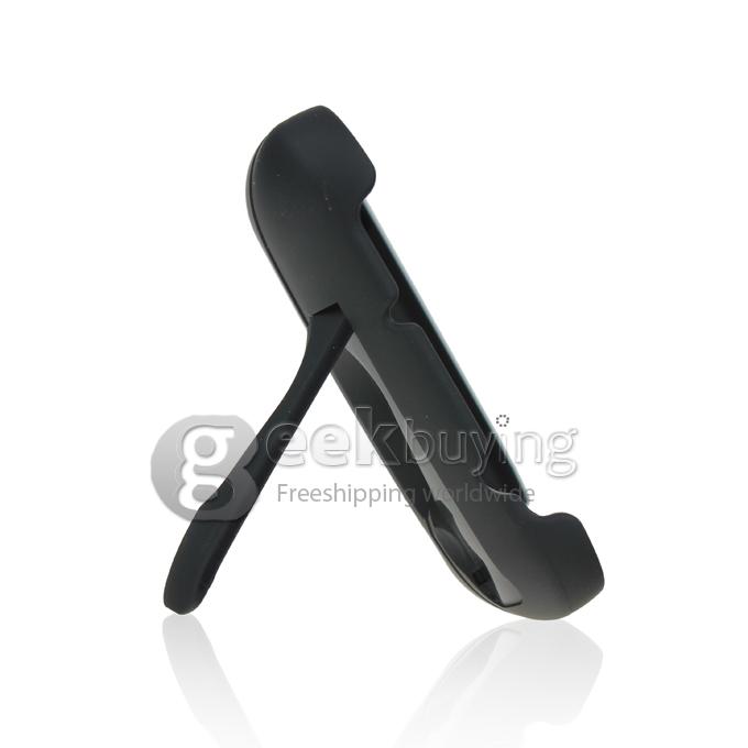 3200mAh Backup Extended Battery Charger Case Cover with Stand For HTC One X - Black