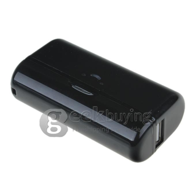 2800mAh Portable External Backup Battery Power Bank Charger for iPhone 5S 5C 5/iPad Mini - Black
