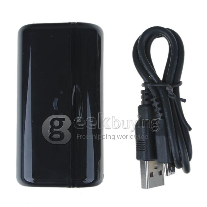 2800mAh Portable External Backup Battery Power Bank Charger for iPhone 5S 5C 5/iPad Mini - Black