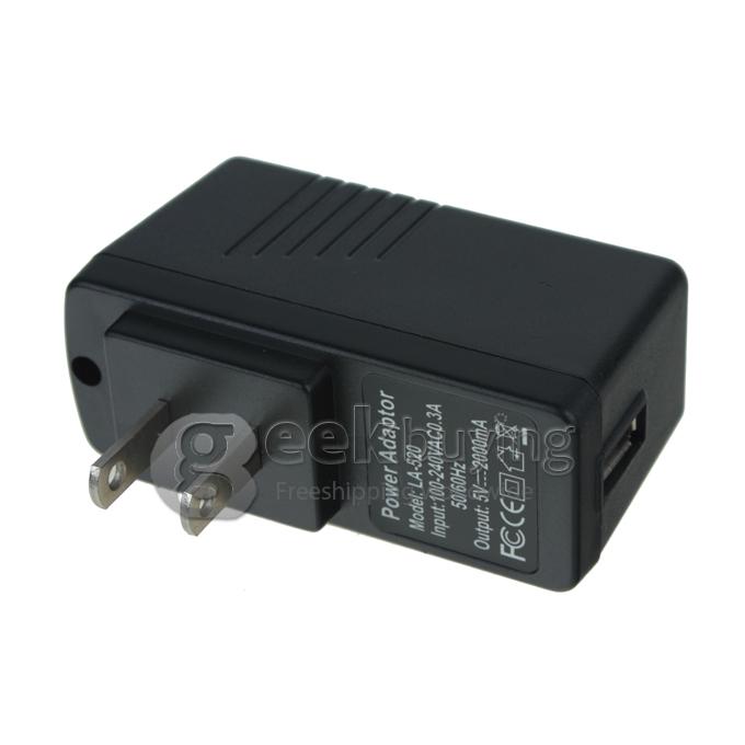 Universal Home Charger for All TV box TV Dongle----DC 5V 2A Black