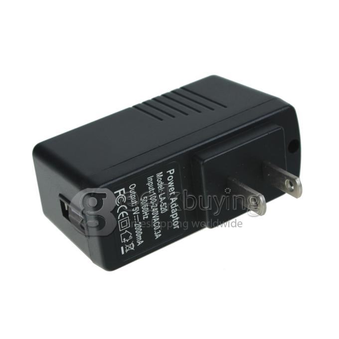 Universal Home Charger for All TV box TV Dongle----DC 5V 2A Black