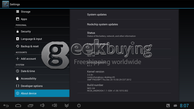 MINIX NEO G4 RK3066 Dual Core Android 4.1.1 Google TV Box Mini PC Dongle DDR3 1GB/8GB Wi-Fi Support 3G