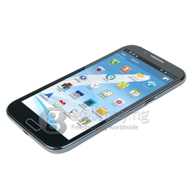Feiteng Note2 N7100 5.5Inch QHD Capacitive MTK6577 512MB RAM Smartphone 8.0MP Camera Android 4.1 OS With 3G/GPS-Grey