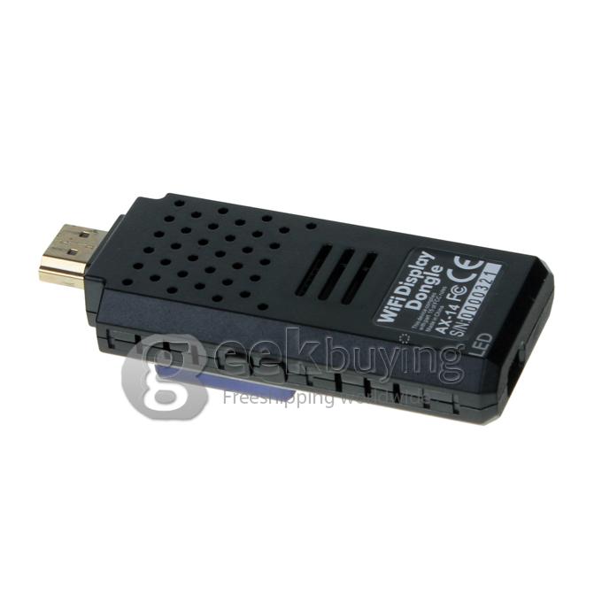 Full HD 1080P WiFi Display Dongle AX-14 HDMI Wireless Route Support DLNA / Miracast