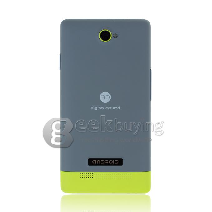 Cubot C9 4.0 inch WVGA Capacitive Screen Smartphone MTK6515 1GHz CPU Dual SIM Android 2.3 OS Yellow 