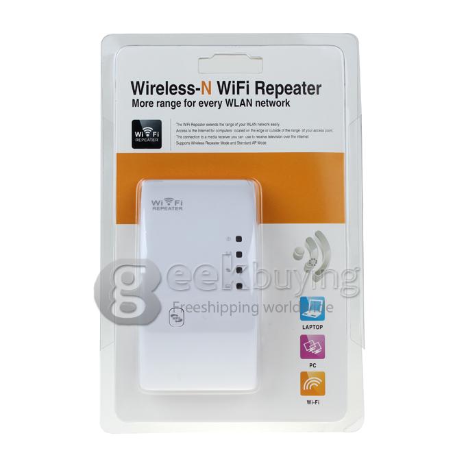 New Wireless-N WiFi Repeater Router Range Expander Extender for WLAN Network AP Encryption