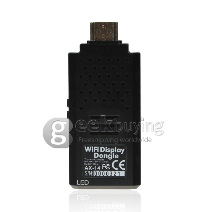 Full HD 1080P WiFi Display Dongle AX-14 HDMI Wireless Route Support DLNA / Miracast