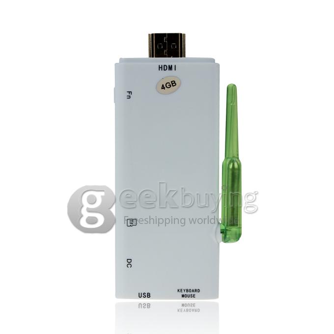 1080P HD CX-803 Mini TV dongle Android 4.1.2 Google TV Box Dual Core RK3066 1G/8G WHITE