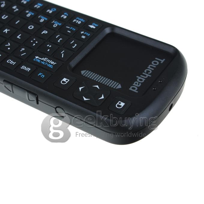 IPazzPort KP-810-19 2.4G Mini Wireless Keyboard with Touchpad and LED light Flymouse For Tablet Mini PC TV Box