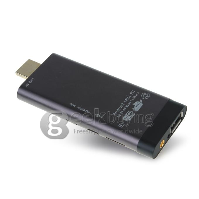 B13 Mini PC TV Dongle RK3066 Dual core 1G/8G Bluetooth WiFi Antenna Build-in 2.0MP Camera With AV Port HDMI brown