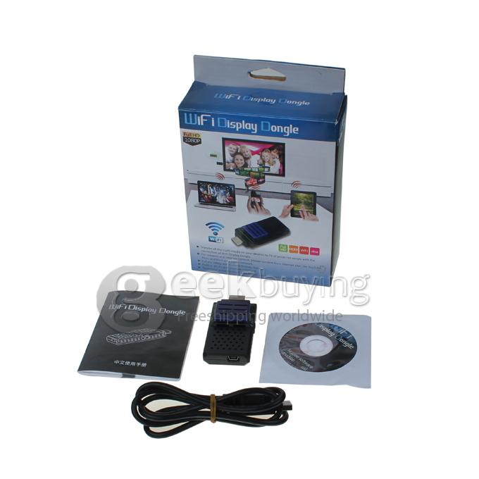 Full HD 1080P WiFi Display Dongle AX-14 HDMI Wireless Route Support DLNA / Miracast