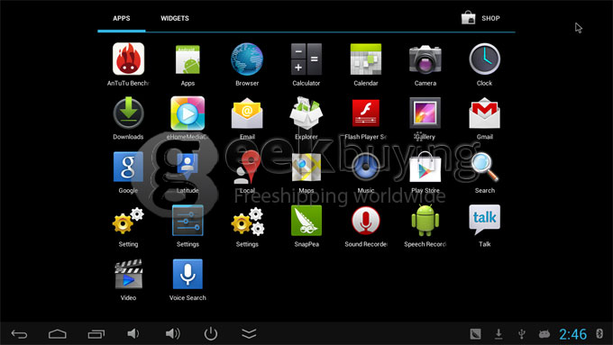 B13 Mini PC TV Dongle RK3066 Dual core 1G/8G Bluetooth WiFi Antenna Build-in 2.0MP Camera With AV Port HDMI brown