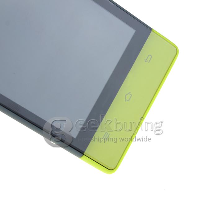 Cubot C9 4.0 inch WVGA Capacitive Screen Smartphone MTK6515 1GHz CPU Dual SIM Android 2.3 OS Yellow 