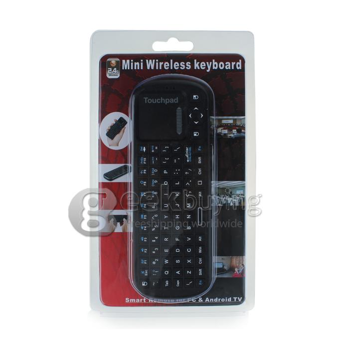 IPazzPort KP-810-19 2.4G Mini Wireless Keyboard with Touchpad and LED light Flymouse For Tablet Mini PC TV Box
