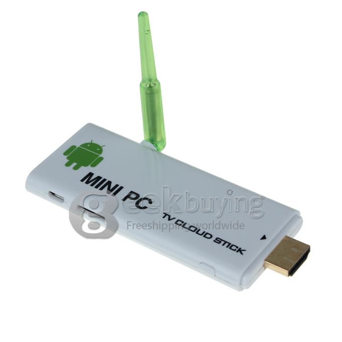 1080P HD CX-803 Mini TV dongle Android 4.1.2 Google TV Box Dual Core RK3066 1G/8G WHITE
