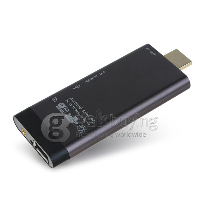 B13 Mini PC TV Dongle RK3066 Dual core 1G/8G Bluetooth WiFi Antenna Build-in 2.0MP Camera With AV Port HDMI brown