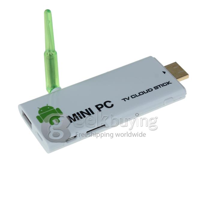 1080P HD CX-803 Mini TV dongle Android 4.1.2 Google TV Box Dual Core RK3066 1G/8G WHITE