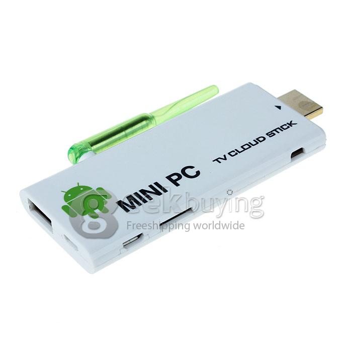 US Plug CX-803 II Android 4.1 Google TV Box Dual core Rk3066 2G RAM 8G w/ Bluetooth HDMI external Antenna White